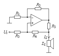 Modified Howland transconductance amplifier